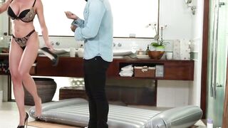 UNLEASHING PASSION  Milf Masseuse Brandi Love Surrenders to Unbridled Desire in Explicit Nuru Grind  Clients Privates Unleashed!
