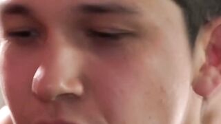 Insatiable Latino Sensation Devours Cock in Brutal Bareback Session, Demolished by Sizzling Load on His Slobbering Face