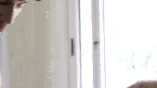 UNTHINKABLE DEBUT Blonde Latino submits to COCKCRAZY MÉNAGE À Q intercept Autumn Eyes Flips Model