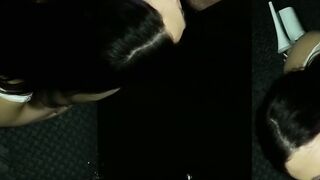 UNBELIEVABLE POV Cute Tattooed Goddess Sage Hunter Swallows Entire Gloryhole in ONE SICKING TAKE!