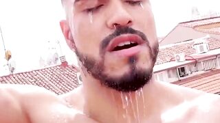 UNLEASH THE FURY Colombian Stallion Turns Outdoor Adventure into Sizzling DickStroking Spectacle!