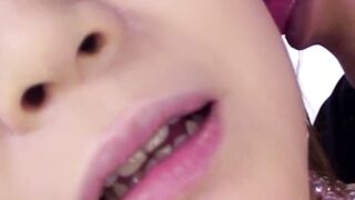 UNLEASH THE MONSTER Insatiable Asian Trannny Devouring Cock, Begging for CumFacial Punishment!