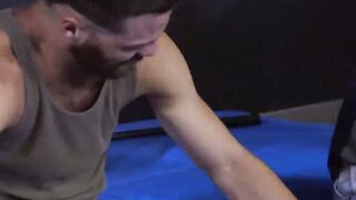 UNLEASH THE BEAST Insatiable Muscle Studs Fuel Their Carnal Cravings in a Sizzling Garage Rendezvous!