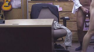 Unhappy customer given ass to fuck and a blowjob to relax