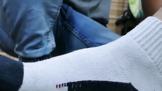 FEET FRENZY! Stunning Asian Teenage Babes Worship Your Feet Before Brutal MouthToToe And Pump Her Wet Holes To Cumming Galore!