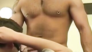 GET READY FOR THE MOST EPIC BLOWJOB OF YOUR LIFE! Blindfolded Stud Sucks Off Chiseled Hunk Manuel Deboxer!