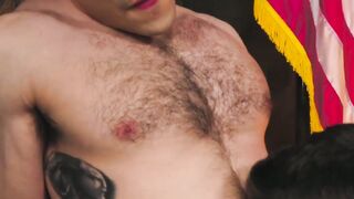 BONECRUSHER Brawl Lieutenant Andrew Miller SMASHES Private Cam Steele in EPIC Lust Frenzy!