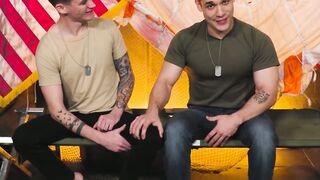 BONECRUSHER Brawl Lieutenant Andrew Miller SMASHES Private Cam Steele in EPIC Lust Frenzy!
