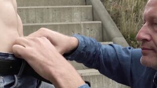 UNLEASH THE BEAST Young God Punishes Bald Daddy with Brutal Barebacking!