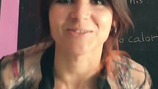 UNBELIEVABLE COLLEGE SLUT SLEEPS WITH TEACHER MARIO!