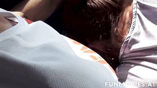 mom Adrienne Kiss fucking public