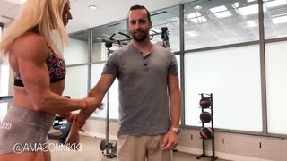 WOW! 6ft AMAZON Embarrasses Loser “steve” W/ Superior Size and