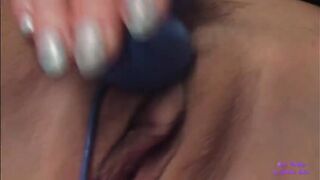 Good big tit blonde plays with her twat then fucks my
