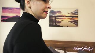 AuntJudys .. 43yo Natural HUGE TIT milf Wanilianna - UpSkirt,