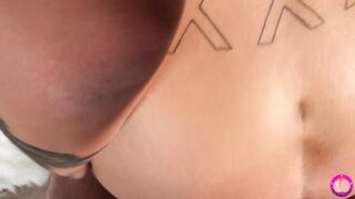Hispanic Mom milf Gets Screwed Anally by her Neighbors pov