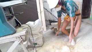 DIY Bed two-6 Sawdust Cleaning + BONUS Nuts Blowing with