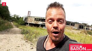 Big Titted Mia Blow blows & riding cock into an abandoned