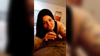 My Ex-Wife Nuggie (wearing a Hijab) getting me Ready for