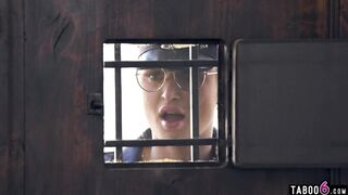Arrested by female cop Natalia Starr who wanted to finish