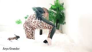 Full HD Bondage Pvc Film of sitting on face Desires. Pvc Fashion