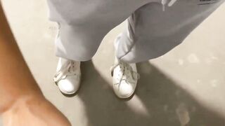 UNBELIEVABLE! Stairwell Seduction Lolipops Wild Ride With Mark Pirson!