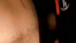 Skinny young twink jerks off his cock and cums in undies
