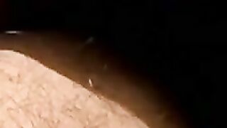 Skinny young twink jerks off his cock and cums in undies