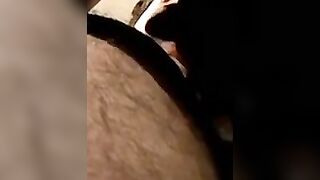 Skinny young twink jerks off his cock and cums in undies