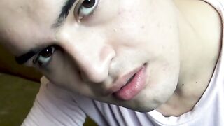 UNBELIEVABLE DEBUT! Latino Stud CrunchesHis First Cock Then GETS RAILROADED!!!