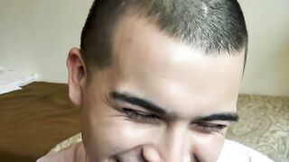 UNBELIEVABLE DEBUT! Latino Stud CrunchesHis First Cock Then GETS RAILROADED!!!