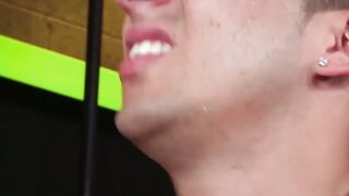 Sweaty Muscles and Slutty Training 3 BroadsLike Gym Gods Get Down and Dirty!