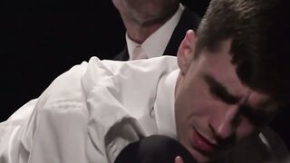 Twink Marcus Ryan GETS THE INVIGORATING CREAM PIE WHILE GETS BUTT SPAWNED BY EPIC BISHOP ANGUS!