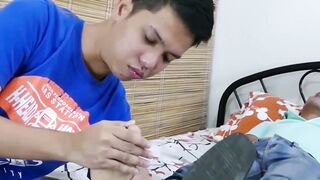 FEET GOALSenkenci! Arjo and Alexs Insatiable Footlust Leads to Bareback BANGFEST!