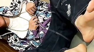 FETISH OVERLOAD Clydes FootTastic Orgasm  Juiciest Cumshot on Naked Feet