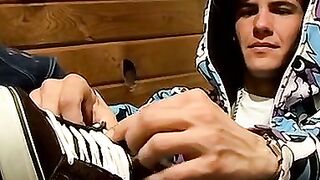 FETISH OVERLOAD Clydes FootTastic Orgasm  Juiciest Cumshot on Naked Feet