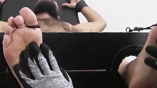 UNLEASHED BEAST Tattooed Hunk With Unbridled Fury Has His Sensitive Toes Titillated To The Brink Of Insanity!