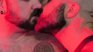 MASSIVE Inked Bearded Beast Atlas Grant GETS HIS ASS DESTROYED BY Hairy Gay God Aiden Storm