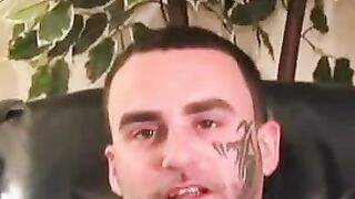 UNLEASHED BEAST Tattooed Amateur Rides the Bull of his Dreams, Pierced Dick Raged and Ready to Devour