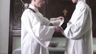 Holy Invasion Stepdad Seduces Virgin Catholic Boy into Raw,회의 Bone Throbbing