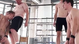 SEBASTIAN KANE SMashes His Bondage BDSM Boy ONES in theotoic Group Threesome