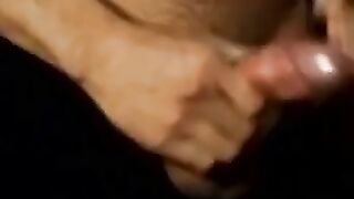 Homo destroys his asshole with giant black dildo and pees