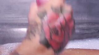 WATCH NOW MUSCULAR INKED BEAST Vikko Vigo UNLEASHES GIANT COCK FURY WHILE TRIMMED AND READY TO RIDE!