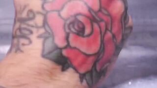 WATCH NOW MUSCULAR INKED BEAST Vikko Vigo UNLEASHES GIANT COCK FURY WHILE TRIMMED AND READY TO RIDE!