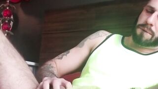 UNLEASH THE BEAST Insatiable Bearded Muscle God JUICES DOWN MASSIVE DICK, SCREAMS IN ECSTASY!