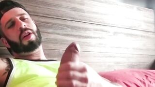 UNLEASH THE BEAST Insatiable Bearded Muscle God JUICES DOWN MASSIVE DICK, SCREAMS IN ECSTASY!