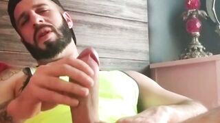 UNLEASH THE BEAST Insatiable Bearded Muscle God JUICES DOWN MASSIVE DICK, SCREAMS IN ECSTASY!