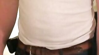 THE BIGGEST TURNON YOULL EVER SEE Hairy Hunk Unleashes Giant Cock, Spills Thick Load