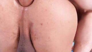 UNBELIEVABLE!!! TS Goddess Sophia Montesino Ejaculates After Brutal Anal Rodeo!