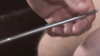 Hot Nick Piston and Ty Hudson take silvery steel sounds in their cock holes