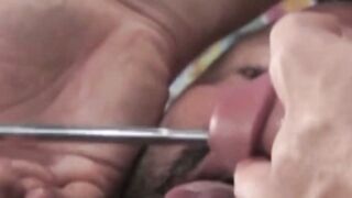 Hot Nick Piston and Ty Hudson take silvery steel sounds in their cock holes